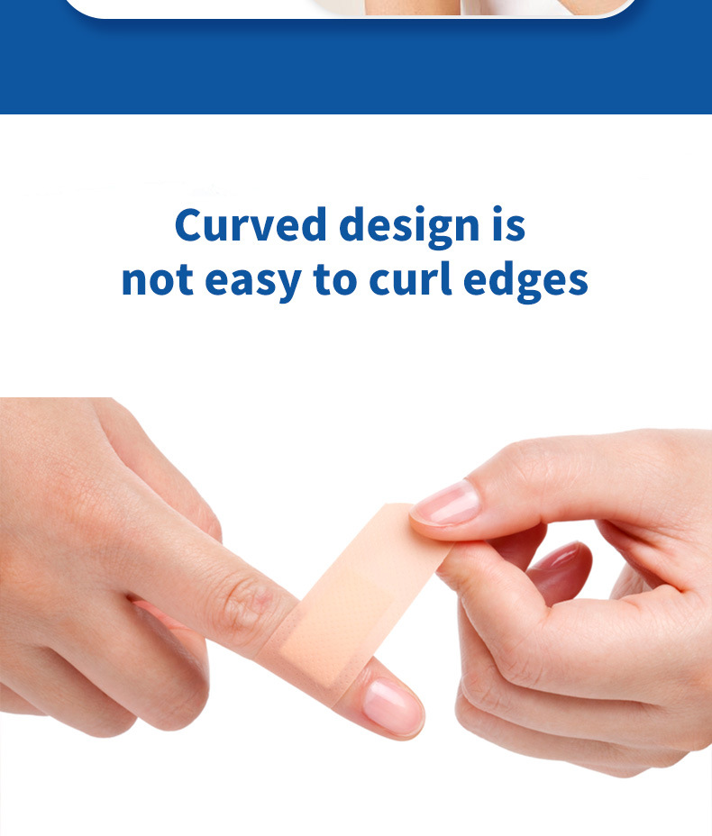 跨境专供医用高粘透气防磨脚擦伤洗澡伤口创口贴止血PEVA创可贴详情9