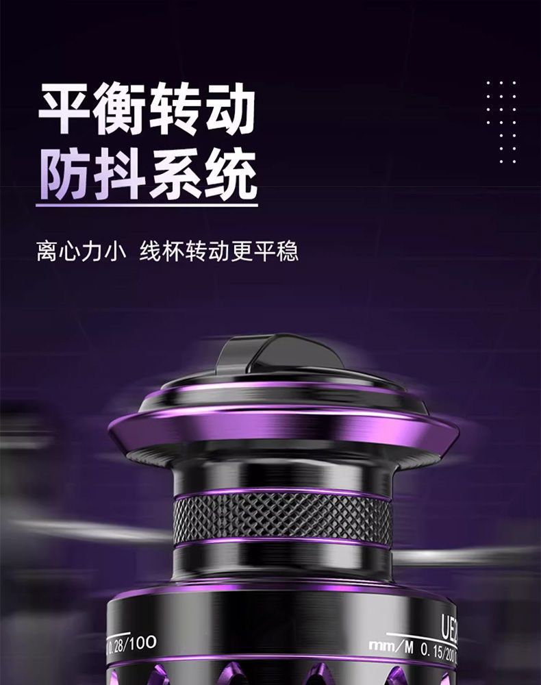 新款纺车轮全金属线杯远投路亚轮钓鱼线轮户外垂钓海钓矶竿渔轮运动用品详情8