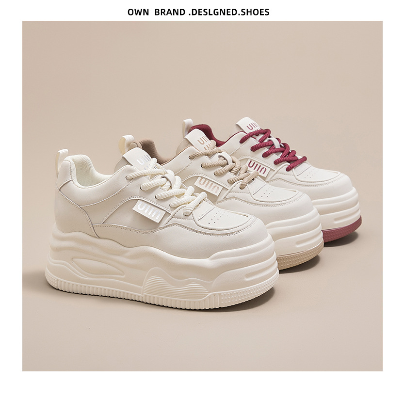 女式休闲单鞋7CM厚底增高小白鞋子女鞋百搭小个子运动休闲板鞋详情21