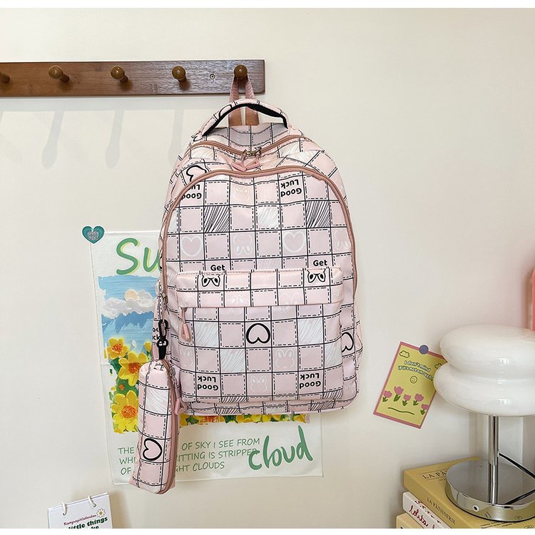 New style schoolbag for girls, Korean-style workwear backpack, ins Japanese style backpack for junior high school, high school and college students pic 5