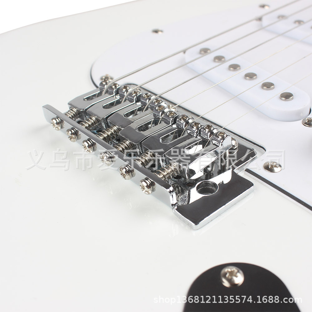 St-700 white electricguitar for foreign trade, rock for beginners to learn electricguitar, 22 fret ST electricguitar pic 11
