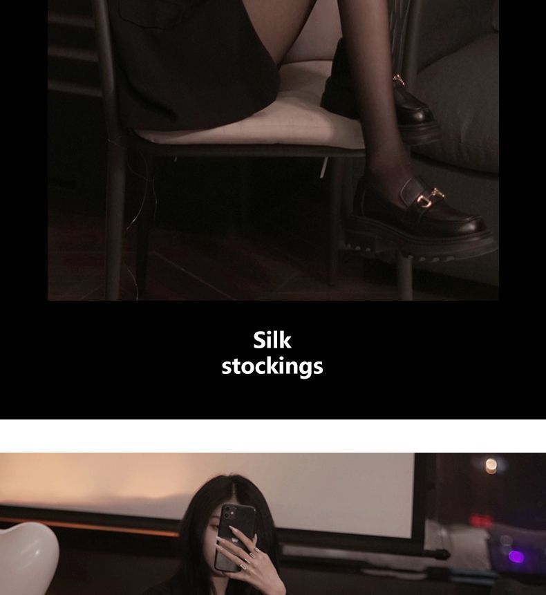 厂家直销0D波点丝袜夏季薄款防勾空气黑色丝滑纯欲超薄连裤黑丝详情8