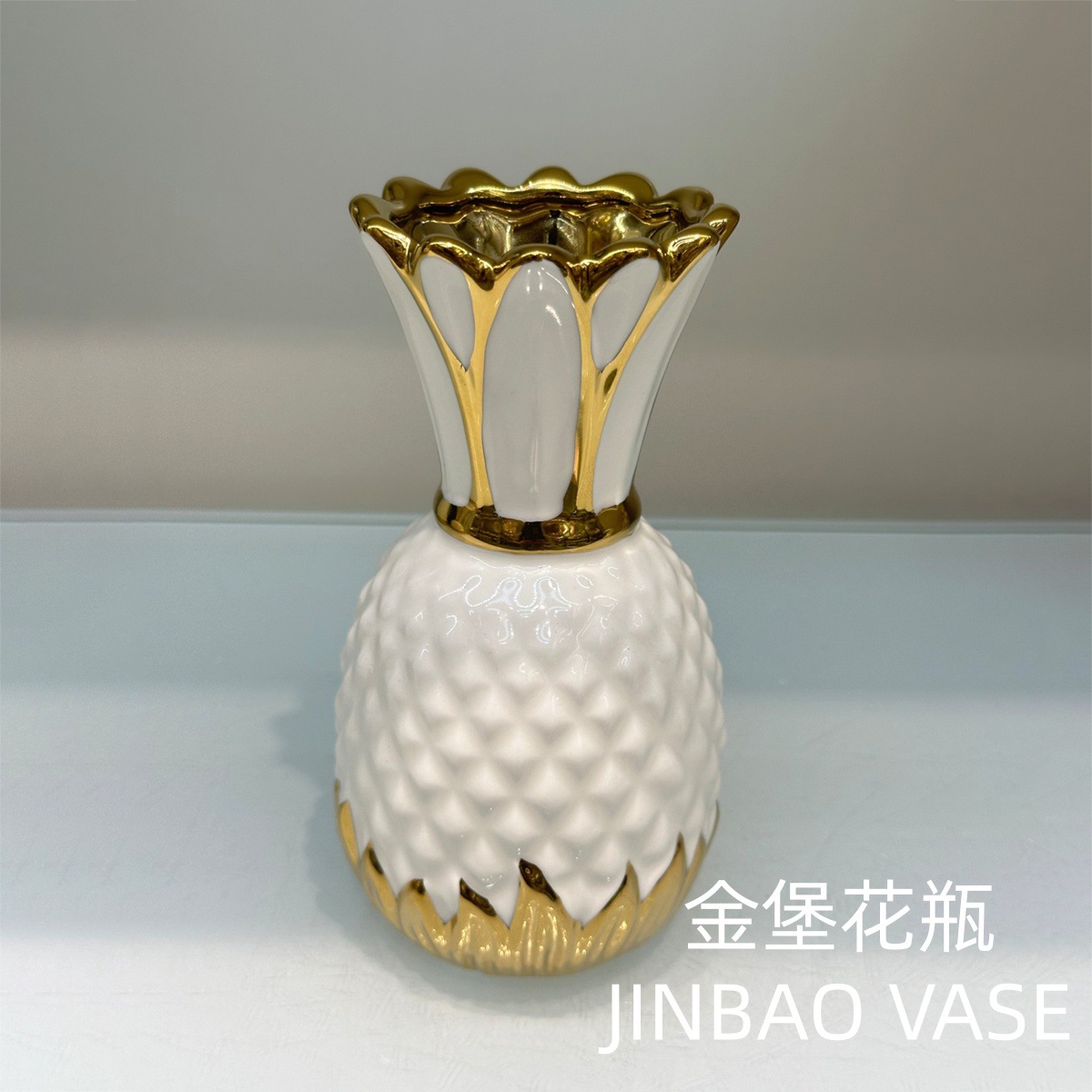 New European-style ceramic vase three-piece set for home living room decoration, flower arrangement, dried flowers, flower vases and decorative items pic 8