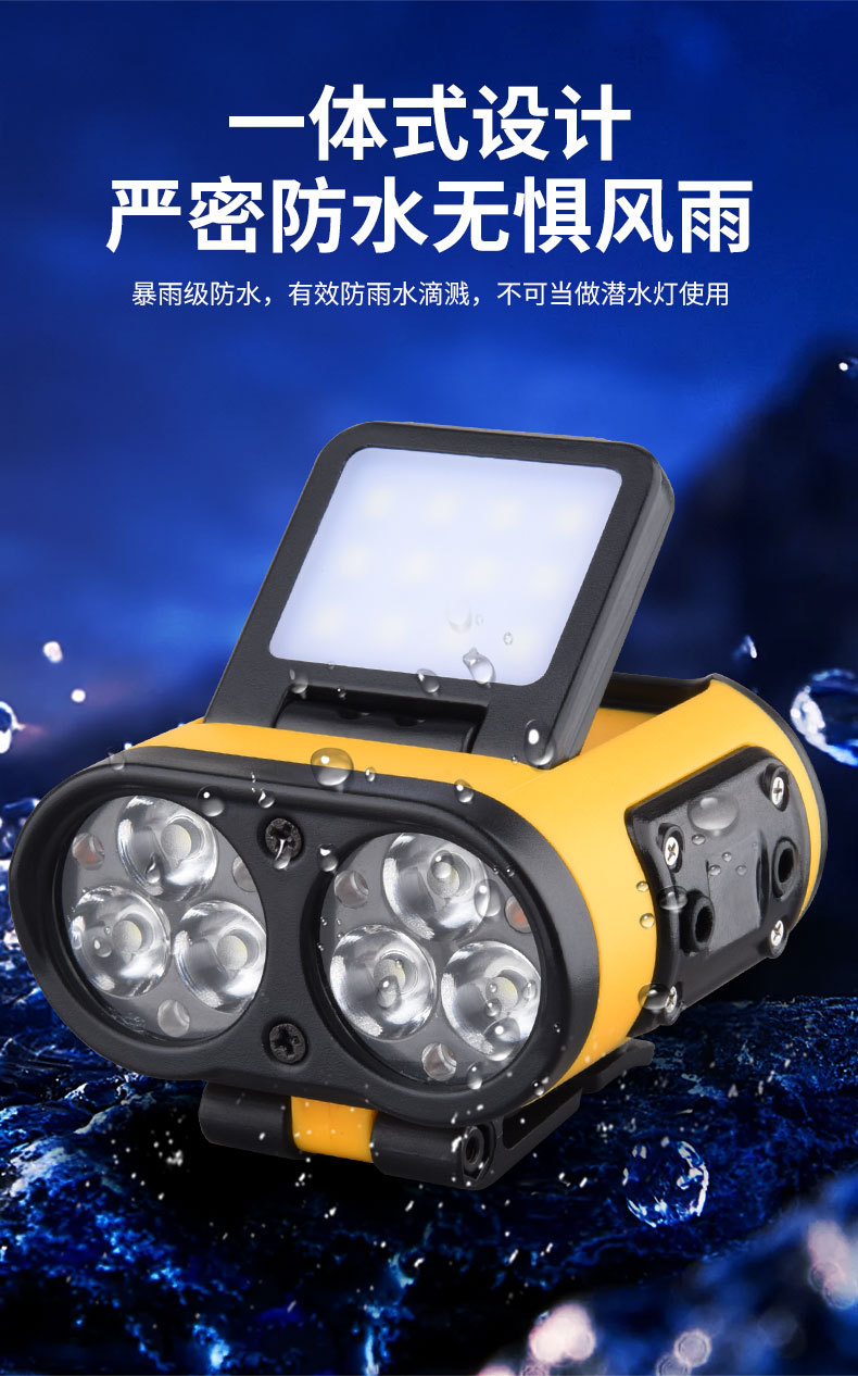 led sensor headlamp, outdoor strong light, long battery life, lithium battery, special night fishing lamp for outdoor fishing, head-mounted flashlight pic 14