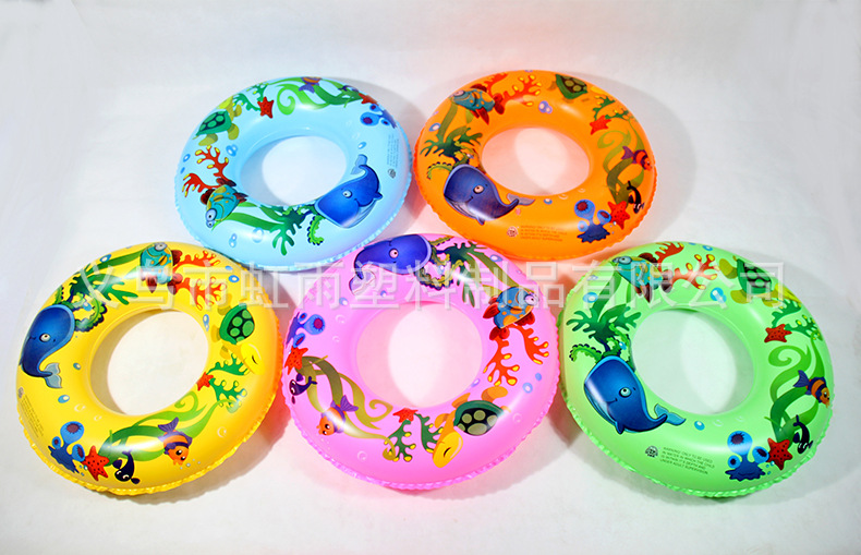 卡通儿童游泳座圈 婴儿游泳圈50-90麻纹圈儿童腋下浮圈救生圈详情20