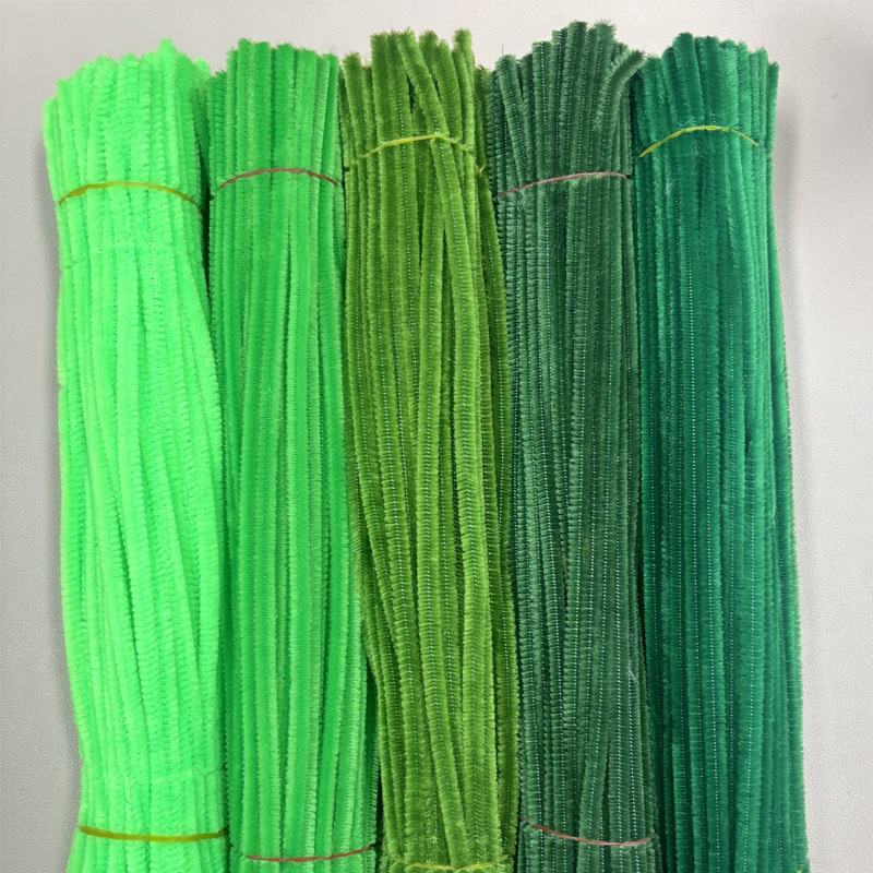 Wholesale of diy material kits for macaron-colored twisty rods, simulated plush and wool strips, folding rods, and twisty rod material flowers pic 8