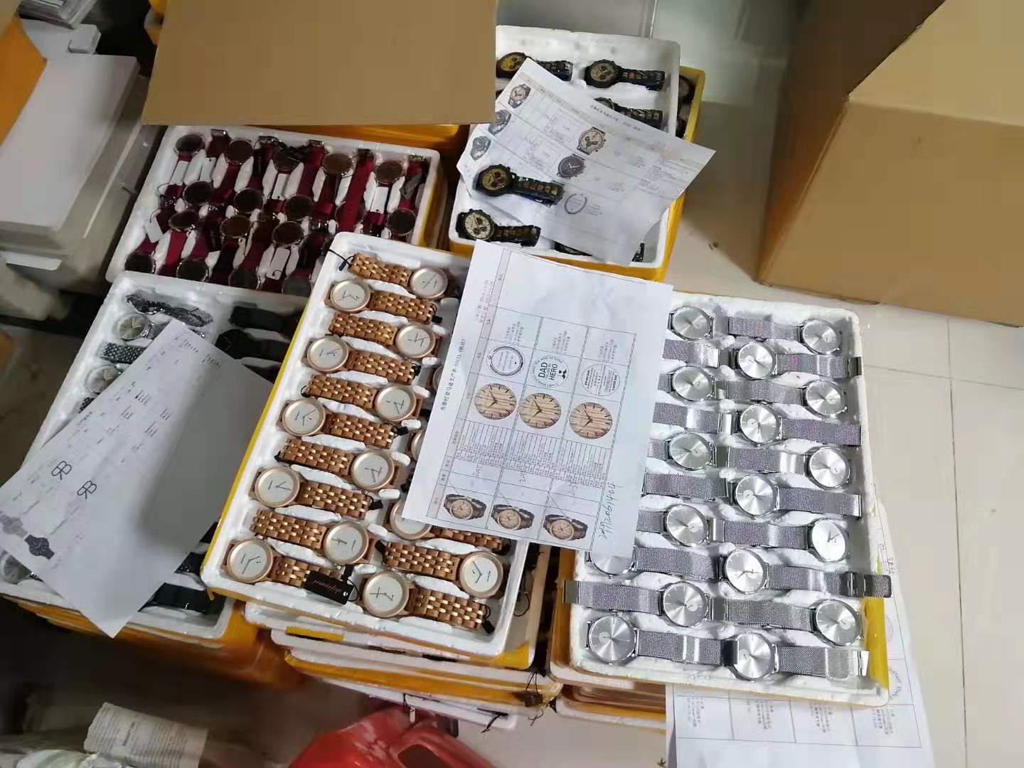 大表盘石英木表新款DIYwristwooden日本2035机芯现货支持一件代发详情50