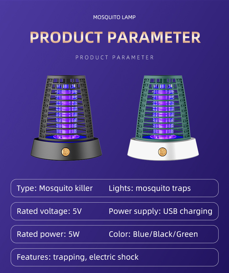 Cross-border bestsellers: Electric mosquito repellent, household mosquito repellent, outdoor camping lamp, rechargeable lighting mosquito repellent pic 15