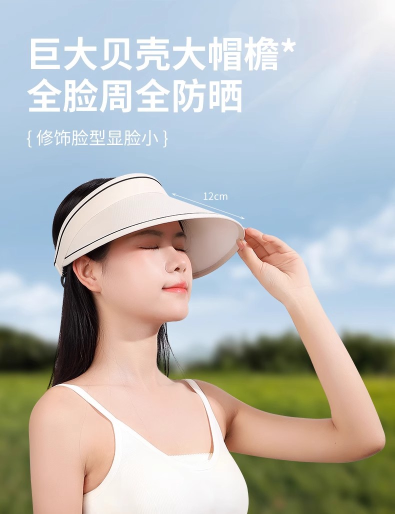Brand [Sondona] Sun Hat [Free shipping for New customers 0.01] Summer Large brim Sun protection Hat New style UV Protection Sun hat with empty top pic 8