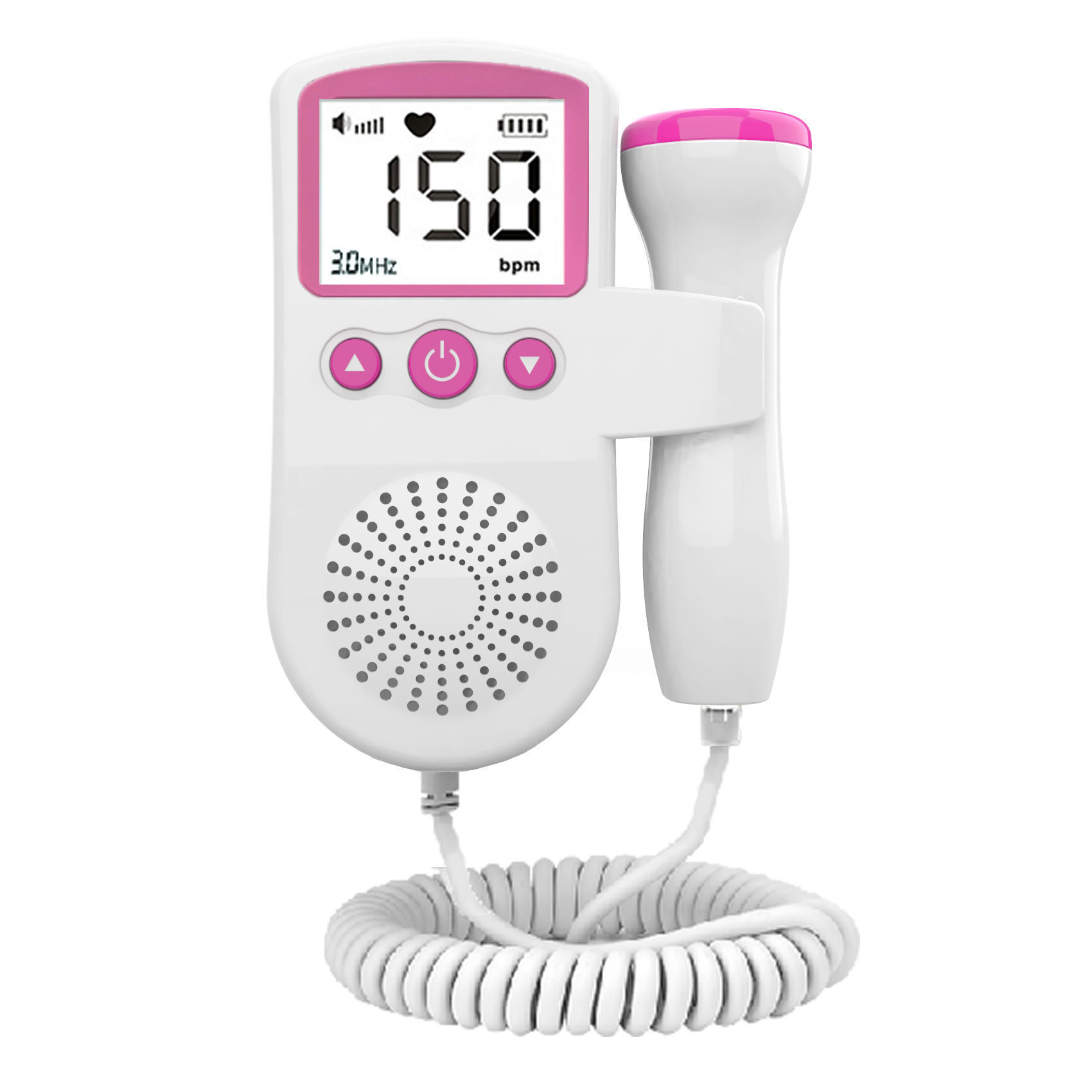 Foreign trade exclusive Doppler fetal heart rate monitoring instrument, English packaging, Fetal heart rate detector T502 fetal heart rate detector pic 6