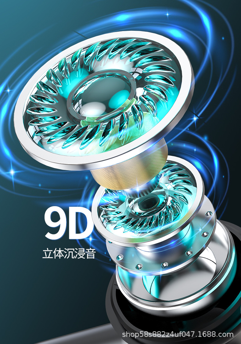 Wholesale from the source factory of the new x79 touch in-ear tws wireless in-ear noise-cancelling digital display gaming Bluetooth headphones pic 15