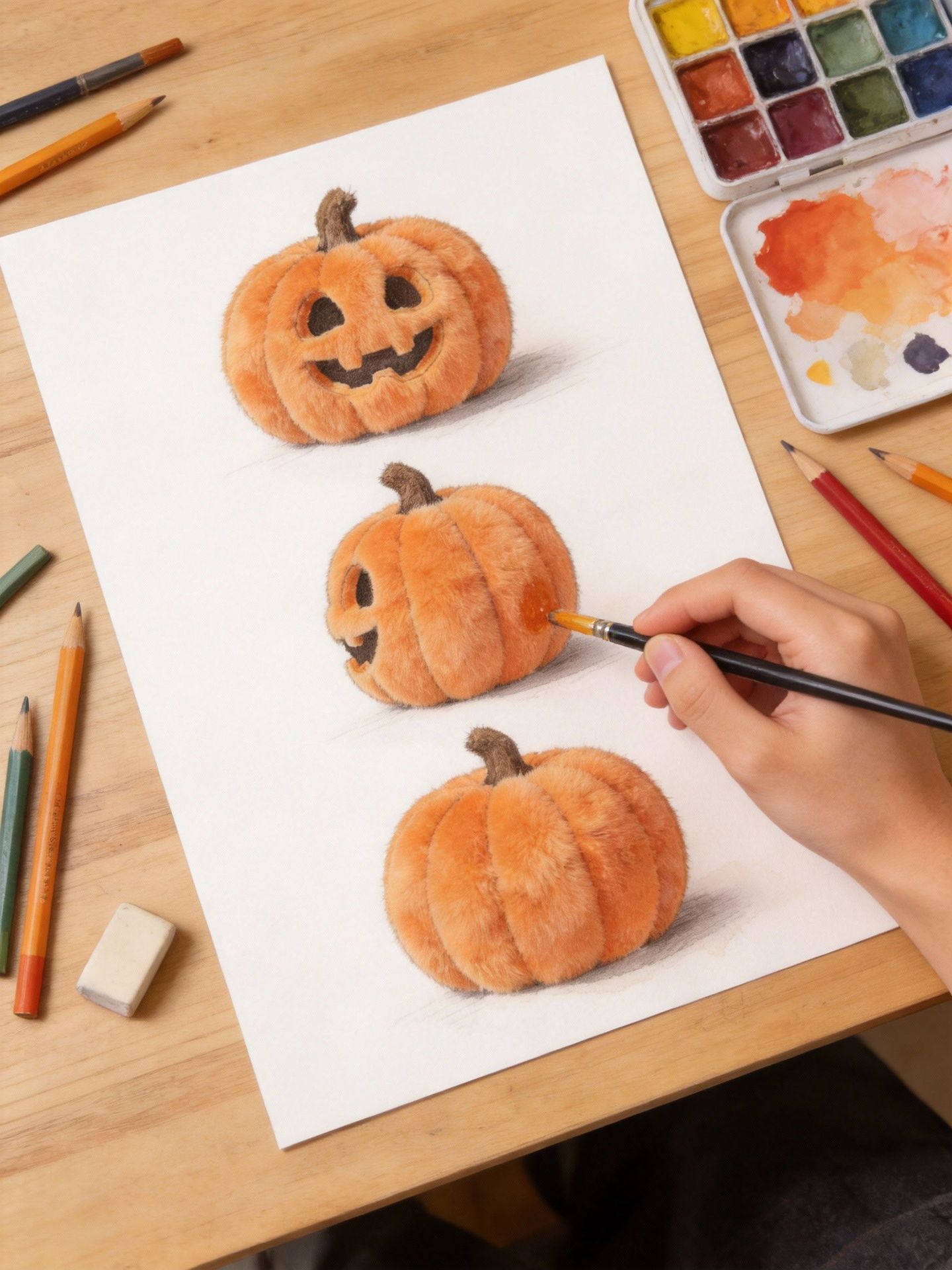 调皮猩创意南瓜捏捏乐软萌卡通解压玩具慢回弹发泄减压好物详情5