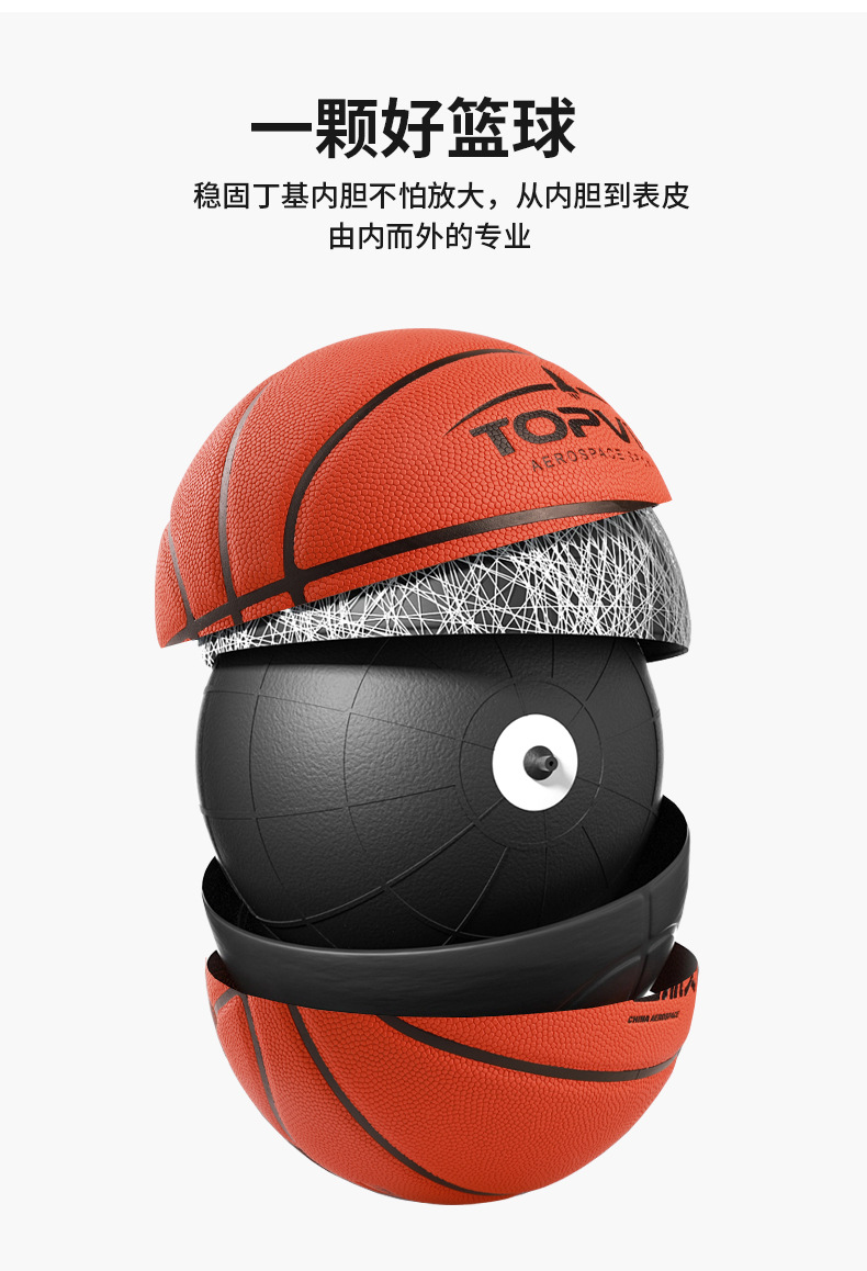 TOPVIP运动力篮球专业训练耐磨运动比赛球TV117801详情8