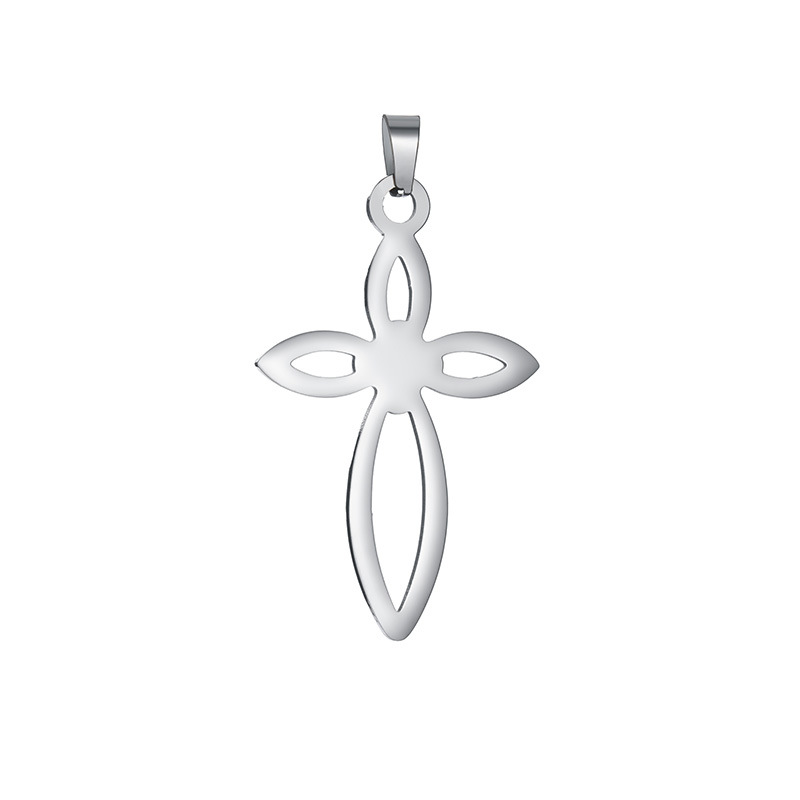 Half-price clearance sale of 36-style cross pendant and stainless steel cross necklace from the source factory for wholesale in stock pic 34