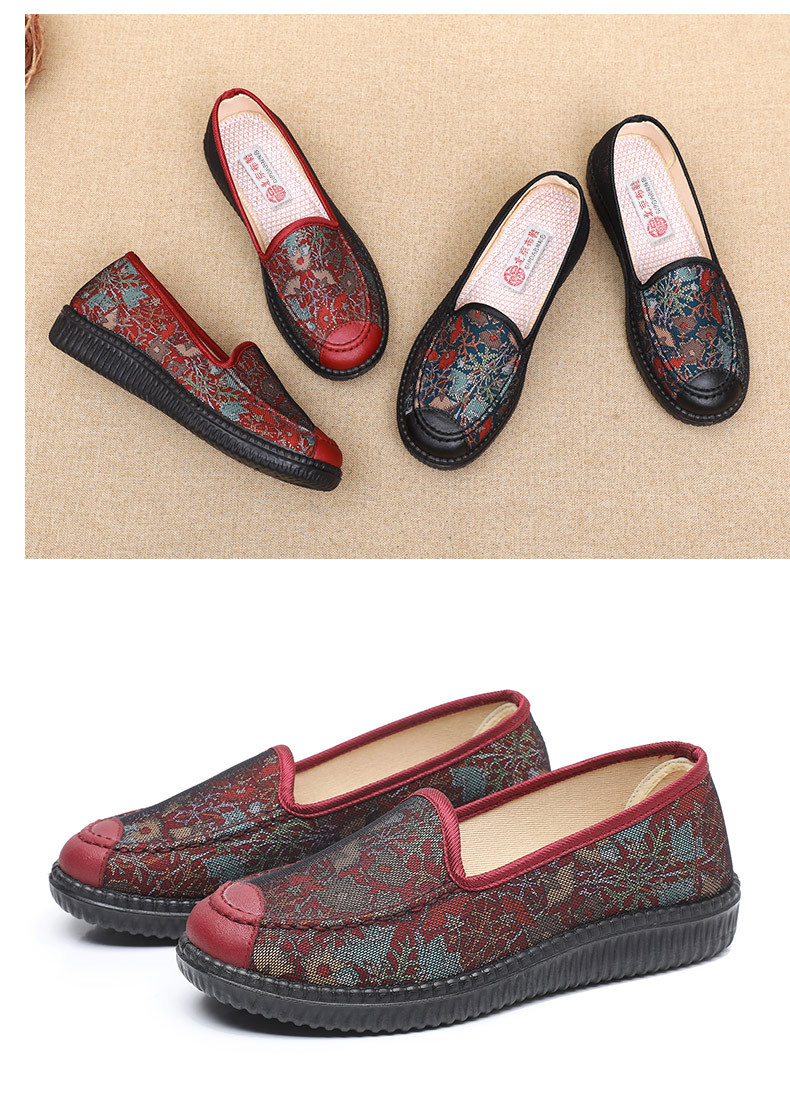 老北京布鞋妈妈鞋春秋老太太防滑软底中老年女鞋闰月奶奶老人单鞋详情16