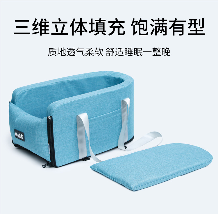 跨境宠物车载猫狗窝 汽车中控包猫窝 车载垫子座椅宠物外出手提包详情5