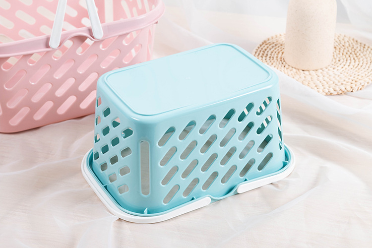 Shopping baskets, small hand-held baskets, bath baskets, toiletry baskets, plastic storage baskets, storage frames, fruit baskets, vegetable baskets pic 16