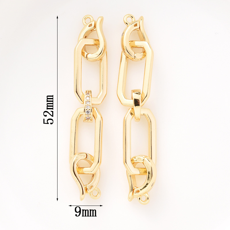 Zhuji pearl necklace buckle 8-shaped buckle, handcrafted end buckle, connecting buckle, mother-and-child buckle, sweater chain, universal buckle, DIY accessories pic 16