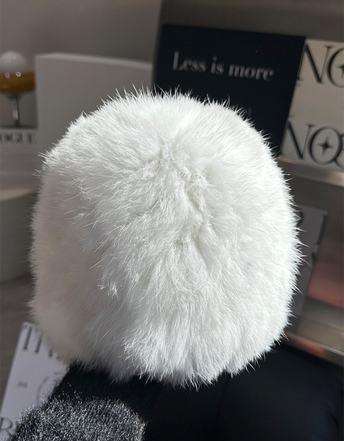 品牌【森多娜】2025新款韩系兔毛绒帽子女秋冬款加厚保暖防寒批发成人帽显脸小皮草护耳渔夫帽高级百搭款详情22
