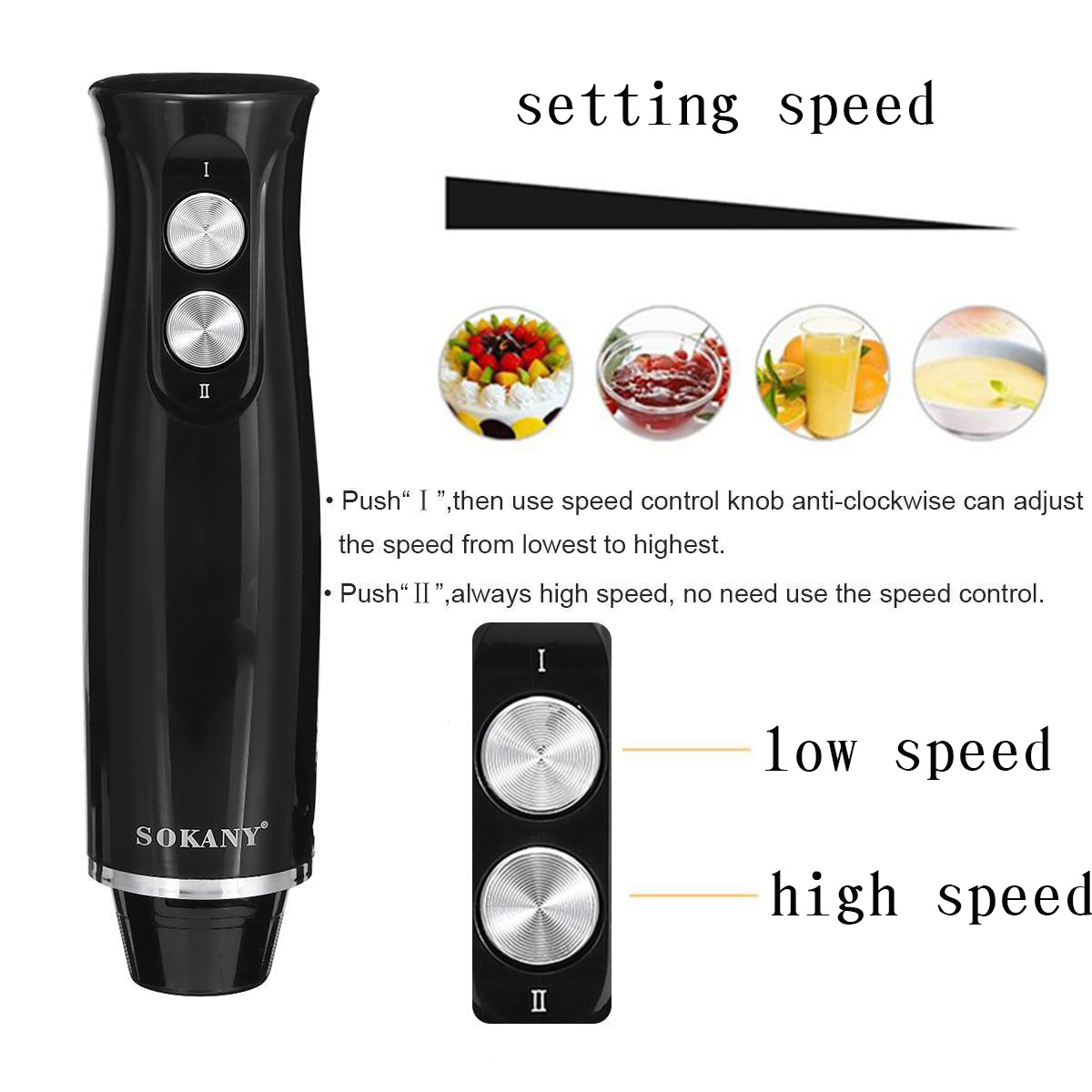 Foreign trade four-in-one mixer, multi-functional handheld mixer, egg beater, baby food mixer, electric pic 3