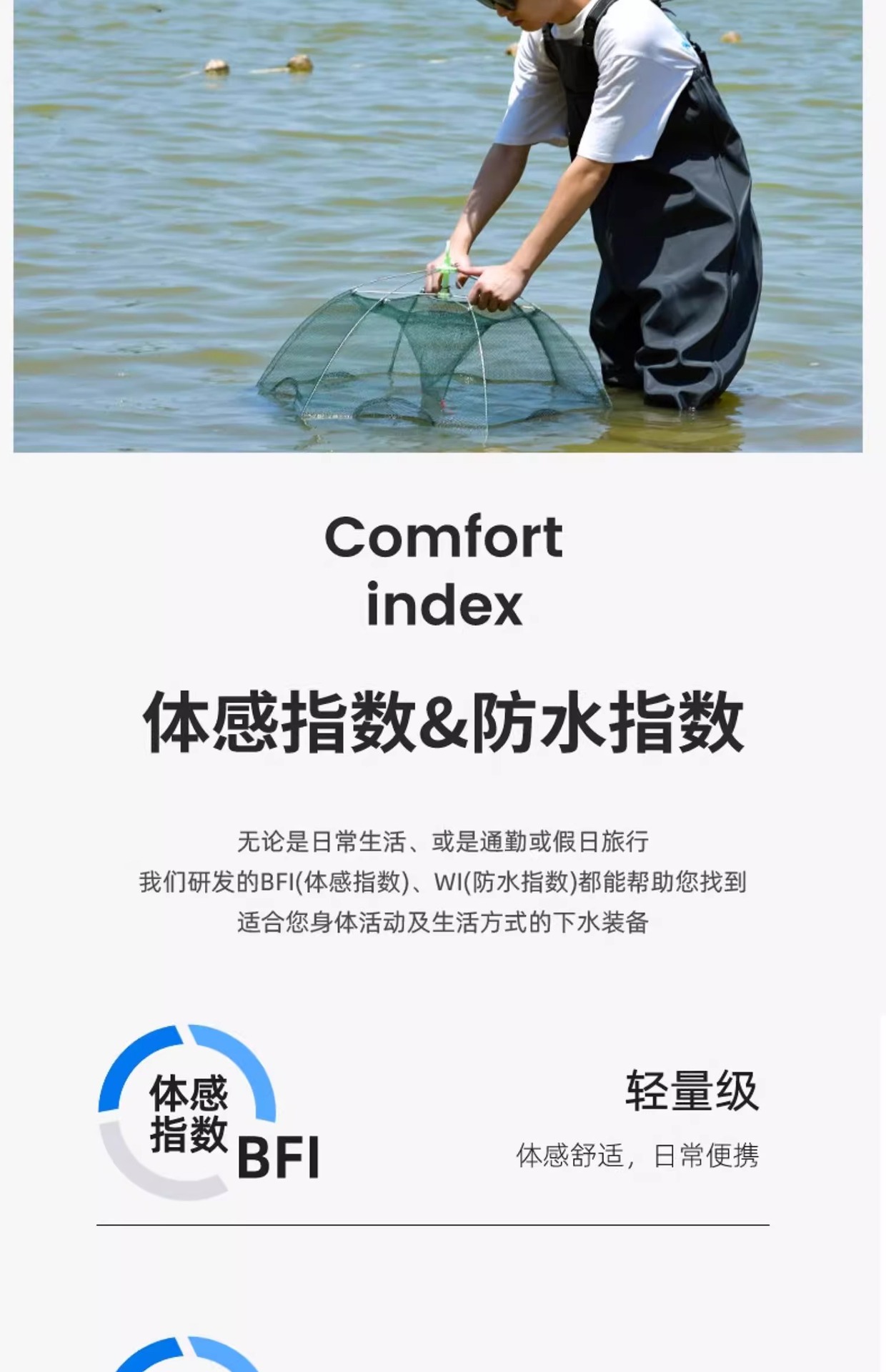 下水裤半身加厚抓鱼赶海裤防水衣服雨裤雨鞋男连体水库钓鱼服批发详情3