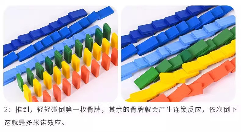 多米诺骨牌儿童益智力动脑玩具小学生男女孩比赛专用成人积木拼装详情5