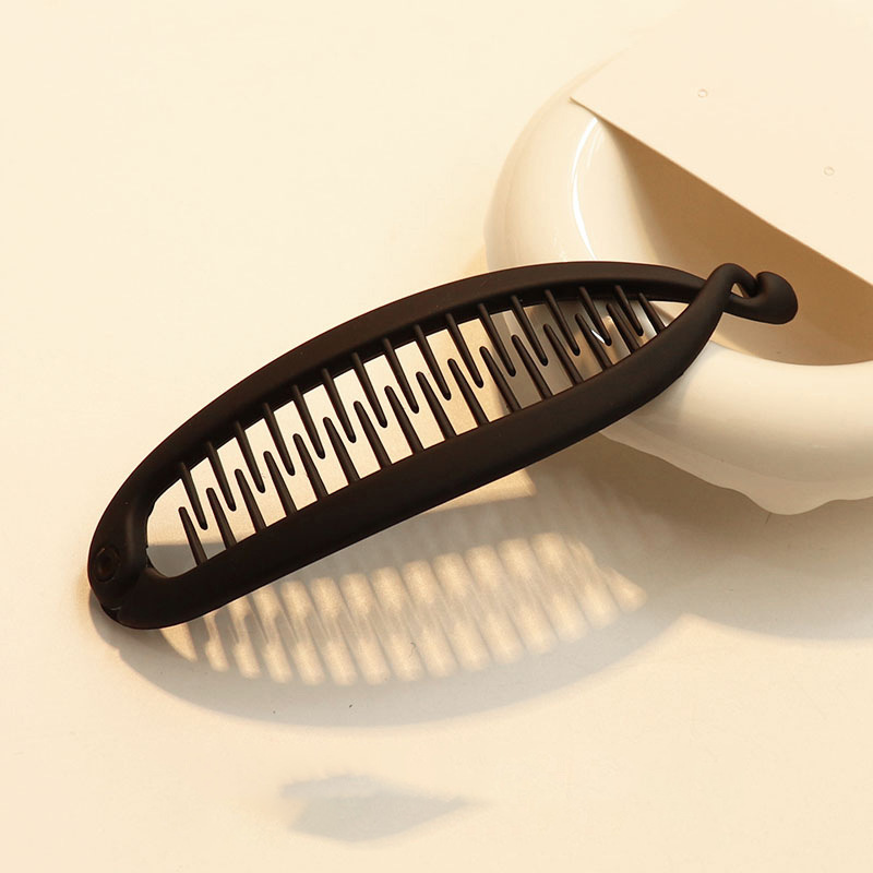 Banana clip vertical clip ponytail hair clip for women 2025 New high-end twist clip, large hair volume, high-end look headwear pic 11