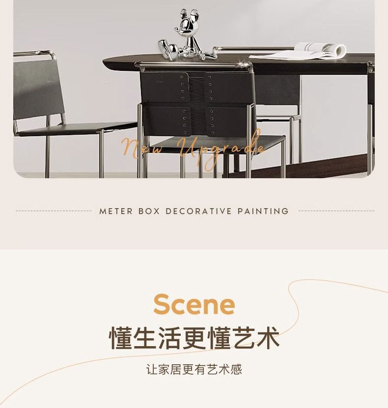 米奇电表箱装饰画带时钟表简约创意总闸配遮挡多媒体盒挂画免打孔详情2