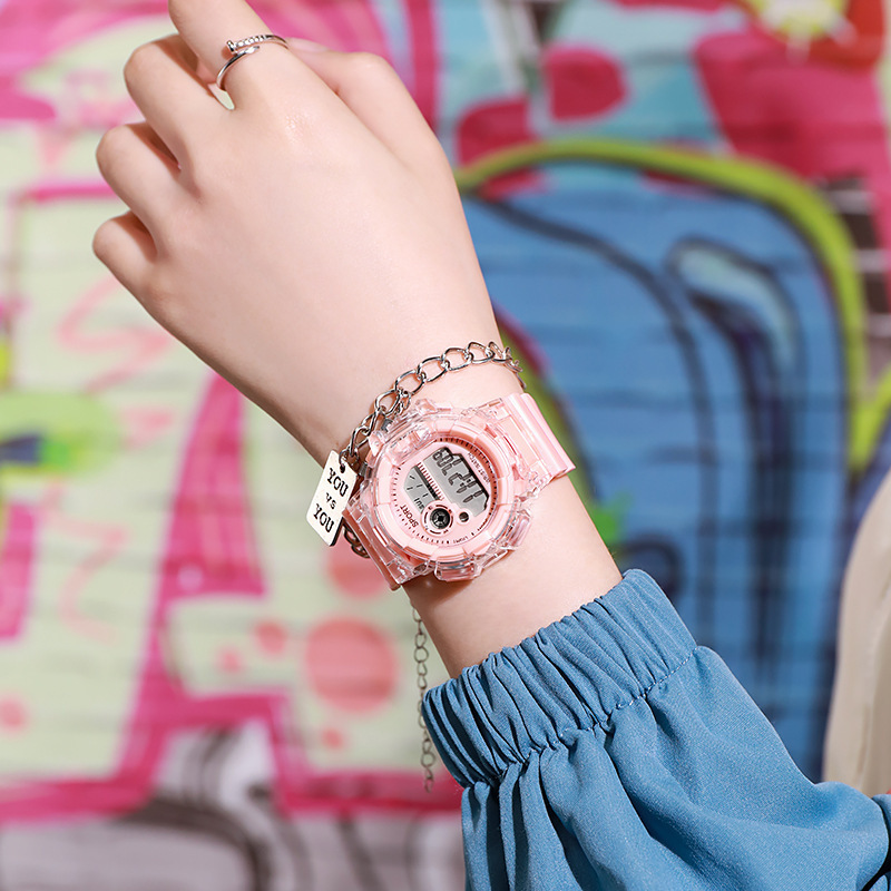 高颜值电子表男女学生多功能运动有闹钟夜光防水初中男孩个性潮流详情7