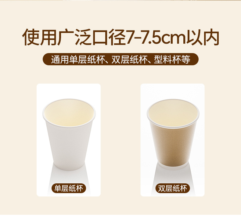 【 One-piece Consignment 】 Disposable cup holder without drilling, plastic wall-mounted cup pick-up wonder. Minimum order quantity: One piece pic 1
