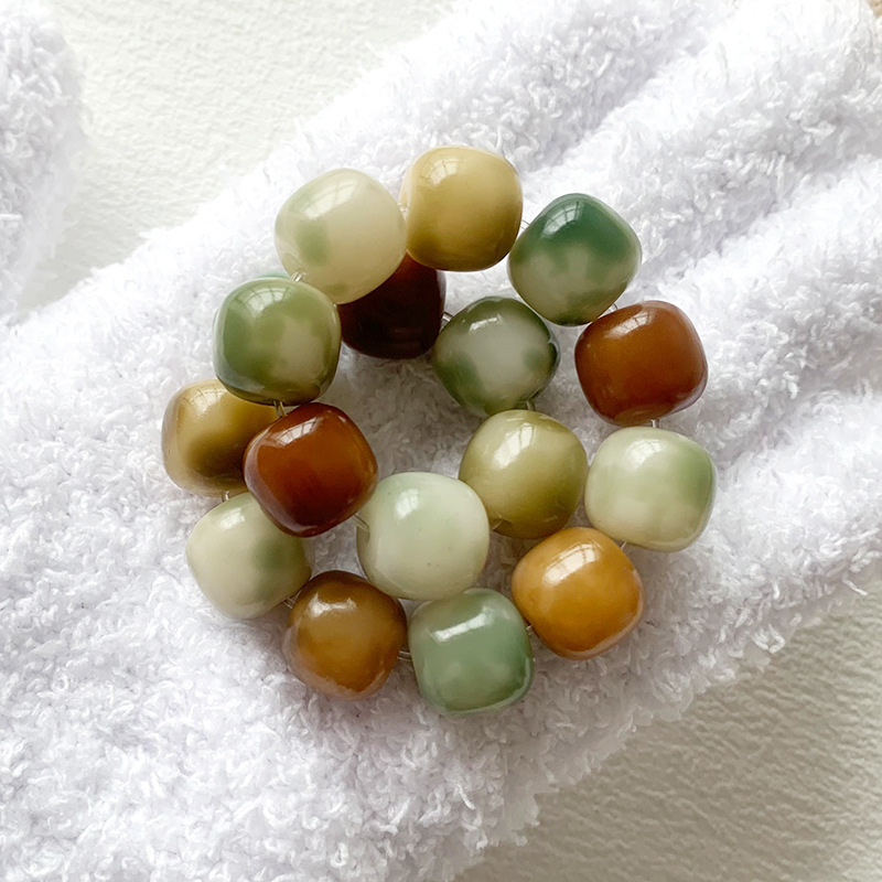 花皮桶珠菩提手串菩提根手串手链老型桶菩提子绕指柔佛珠文玩男女详情4