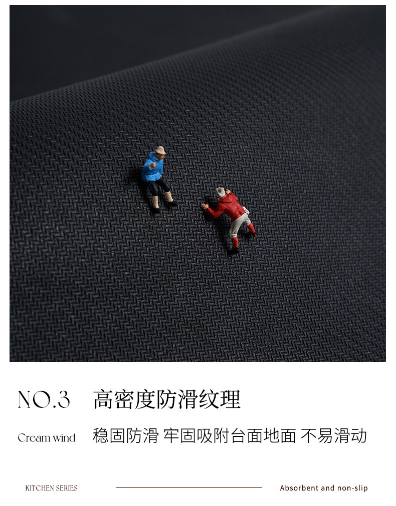 硅藻泥地垫现代简约L型厨房专用吸水脚垫家用耐磨耐脏易打理地垫详情13