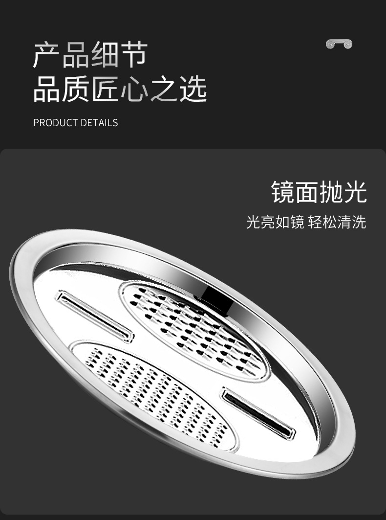 不锈钢刨丝器沥水盆 多功能洗米碗 刨丝盆创意厨房刨丝盆详情12