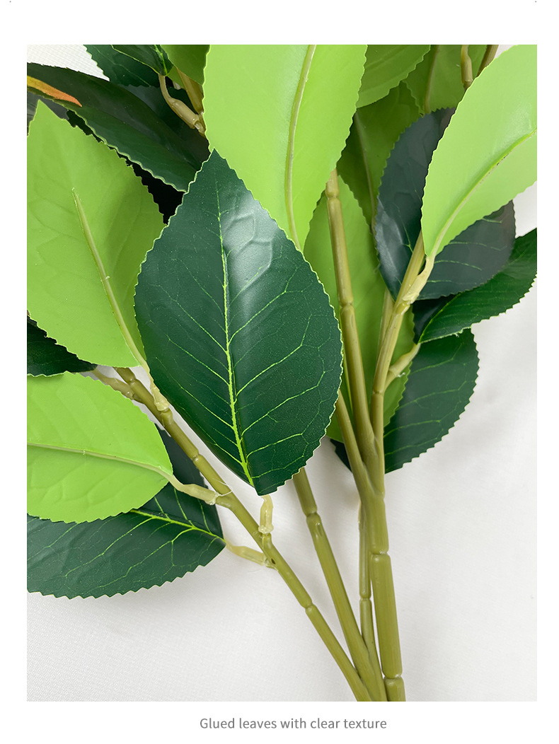 多头仿真山茶花枝栀子花餐桌客厅家居装饰假花插花树造景拍照道具详情10