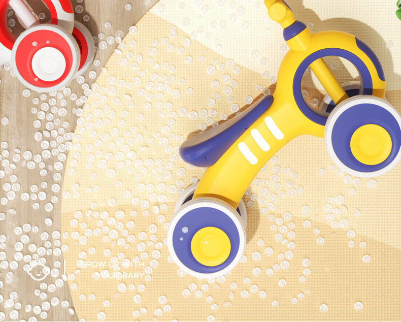 儿童滑行车1一3岁宝宝学步车无脚踏2岁女男孩小童滑行四轮溜溜车详情19