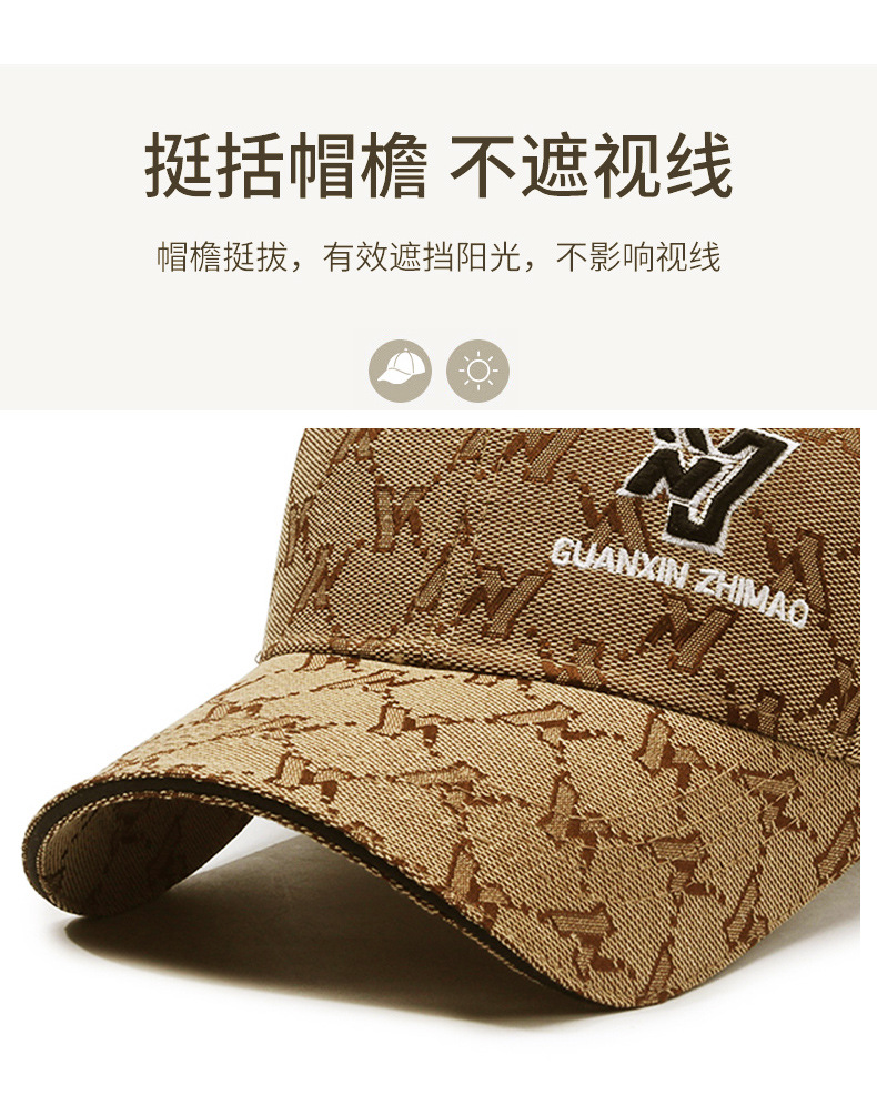 New style baseball cap with embroidered letters, sun hat, outdoor versatile hat, fashionable style, essential travel hat pic 17