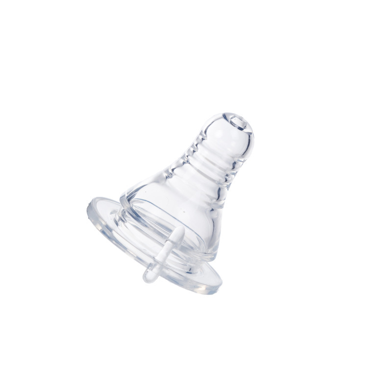 厂家现货标口食品级硅胶通用型新生婴儿奶嘴 母乳实感防胀气奶嘴详情4