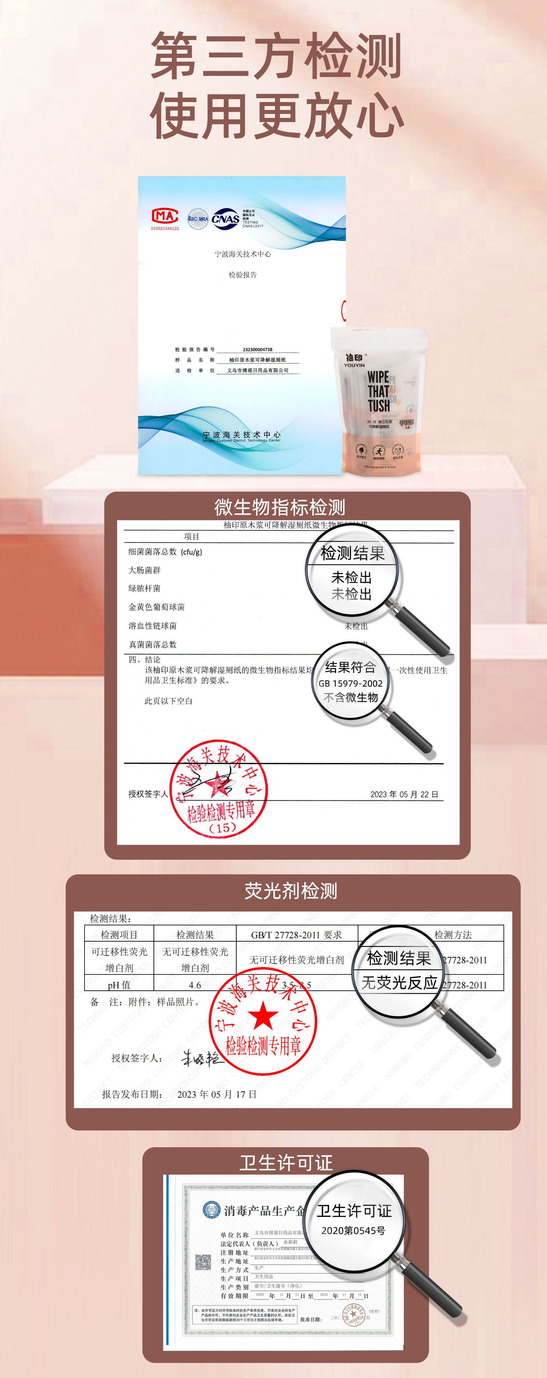 便携式单片湿厕纸独立包装男女通用抑菌可降解卫生巾湿巾纸家用便携清洁用品详情10