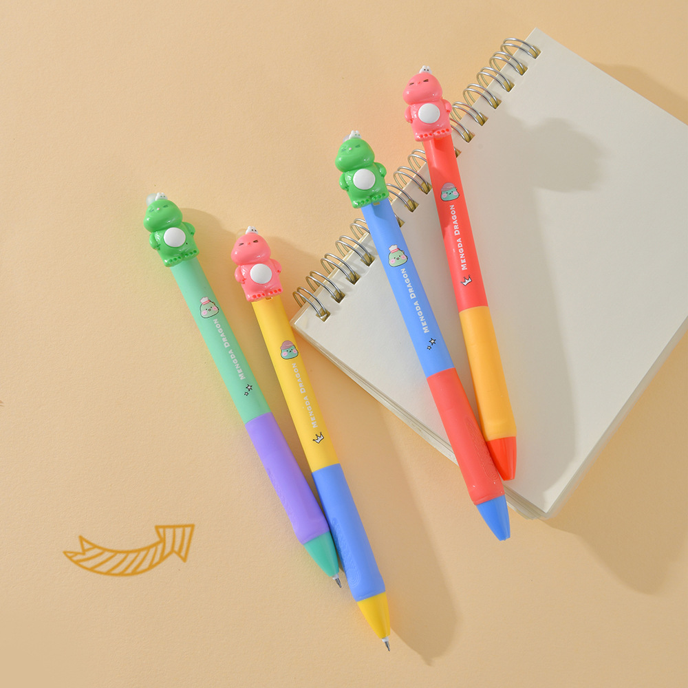 Chenxi Fun Dinosaur Gel Pen Black Pen Blue Erasable Pen ST Pen Tip 0.5mm Creative Student Exercise Pen pic 13