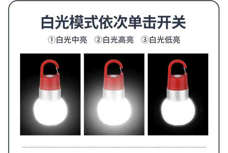 Outdoor mini bottle cap camping light, RGB colorful atmosphere light, rechargeable and hanging campsite tent new night light pic 6