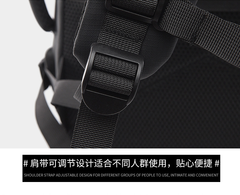 The new business backpack for men with a high-end feel, large-capacity water-resistant computer backpack, and multi-functional student backpacks are trendy pic 18