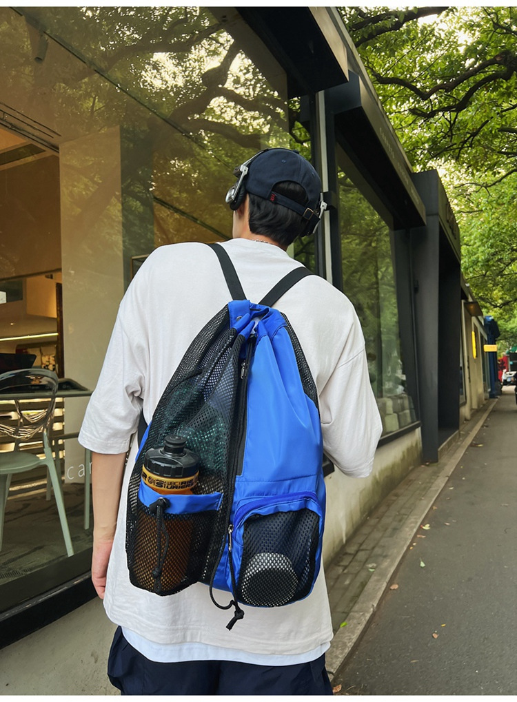 手提袋式游泳健身旅行专用 收纳方便网纱元素运动风格详情33