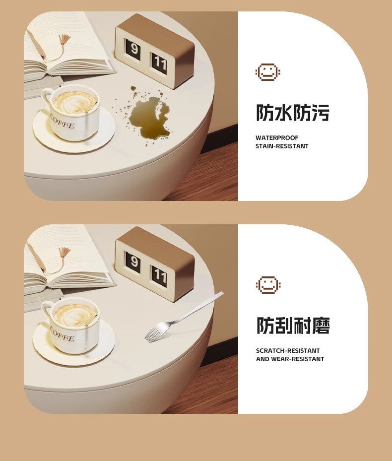 网红创意床头柜家用沙发置物架卧室阳台迷你小户型边几移动小茶几详情22