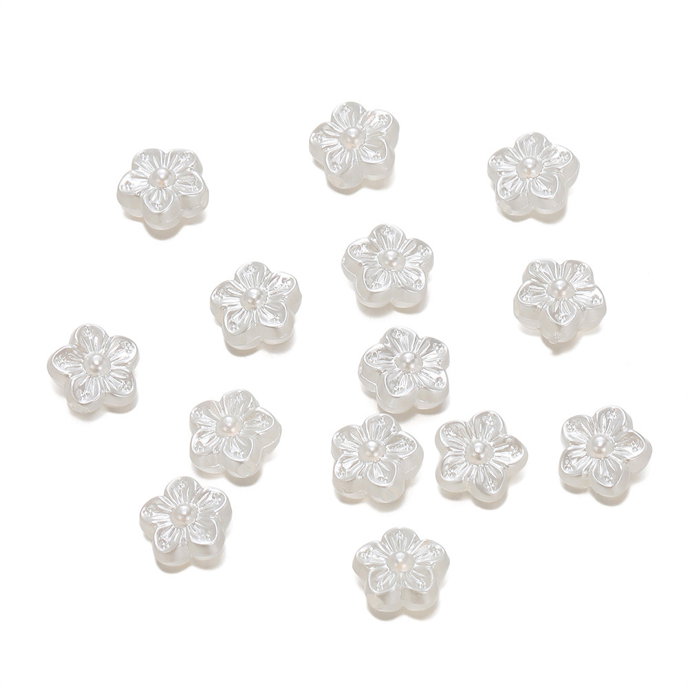 ABS仿珍珠 巴洛克风花朵仙人掌蝴蝶结 奶油胶diy手工串珠耳环配饰详情34