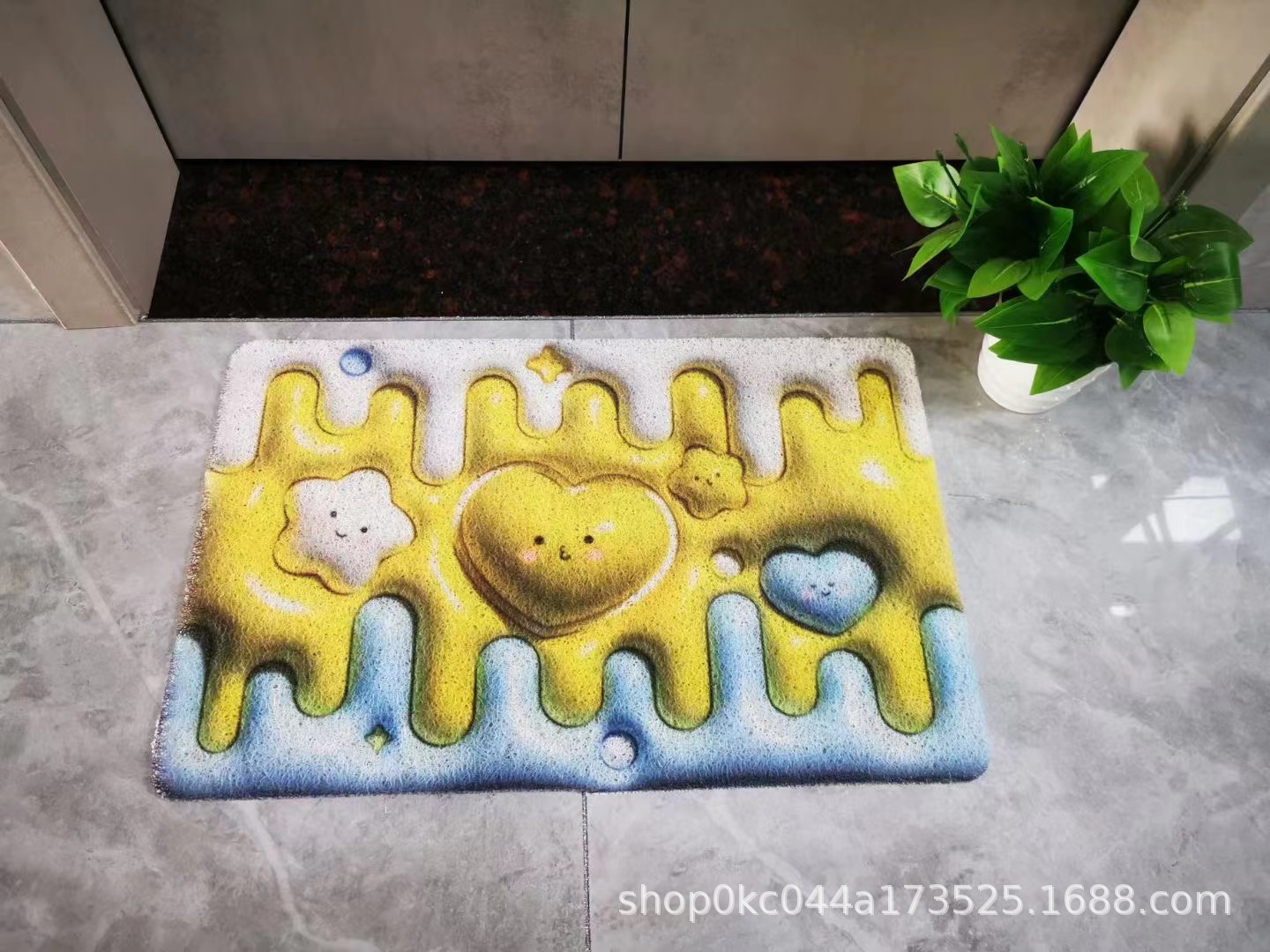 厂家门垫现货卫生间吸水门口脚垫浴室速干防滑地毯详情5