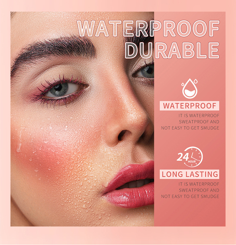 跨境PAGEVINE单色腮红膏带替换装哑光裸妆胭脂自然细腻显白外贸详情5