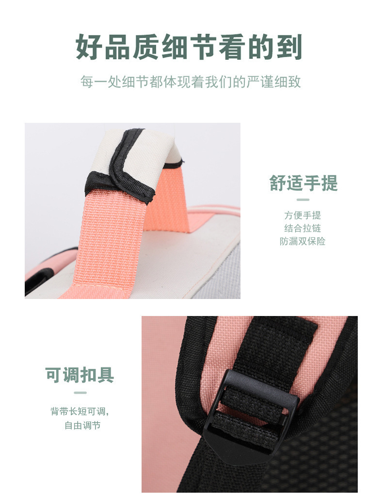 Pet bag water repellent for cats going out, fashionable and versatile backpack, space capsule for cats and dogs pic 26