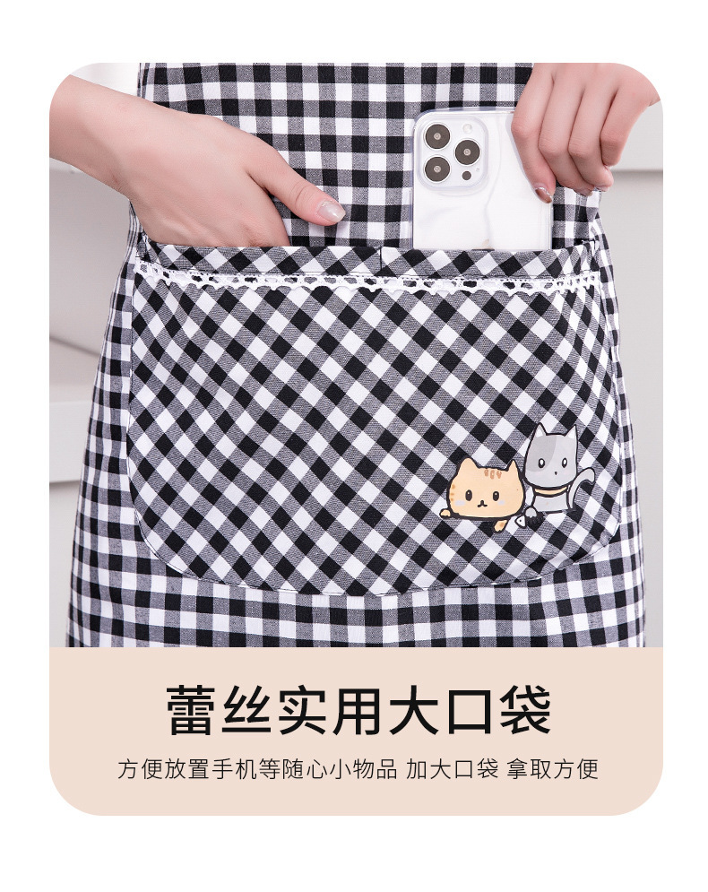 【 Chi Jia 】 Country-style waterproof apron, breathable for home use, wear-resistant, dirt-resistant, stain-resistant and oil-resistant pic 3