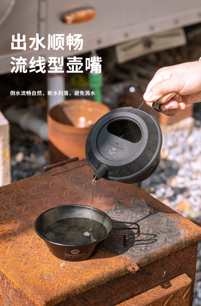 Koman S-GH Sherla food-grade silicone lid, camping coffee hand-brewed lid, Sherla bowl universal lid pic 8