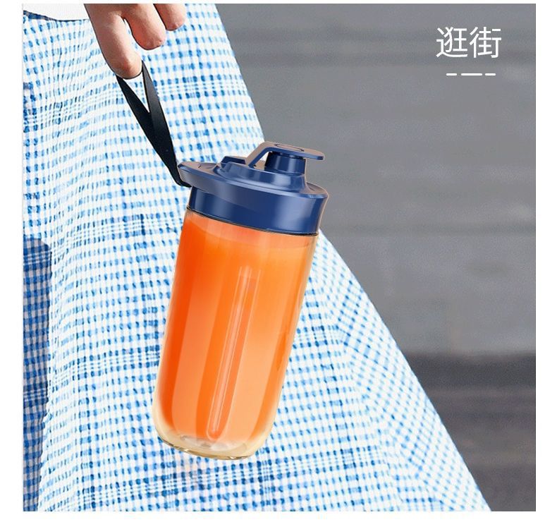 跨境便携式充电小型家用学生多功能果汁榨汁器 榨汁杯新款 榨汁机轻巧易携带详情17